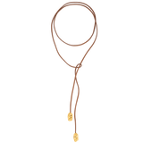 SAND NECKLACE BROWN