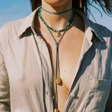 SAND NECKLACE BLUE