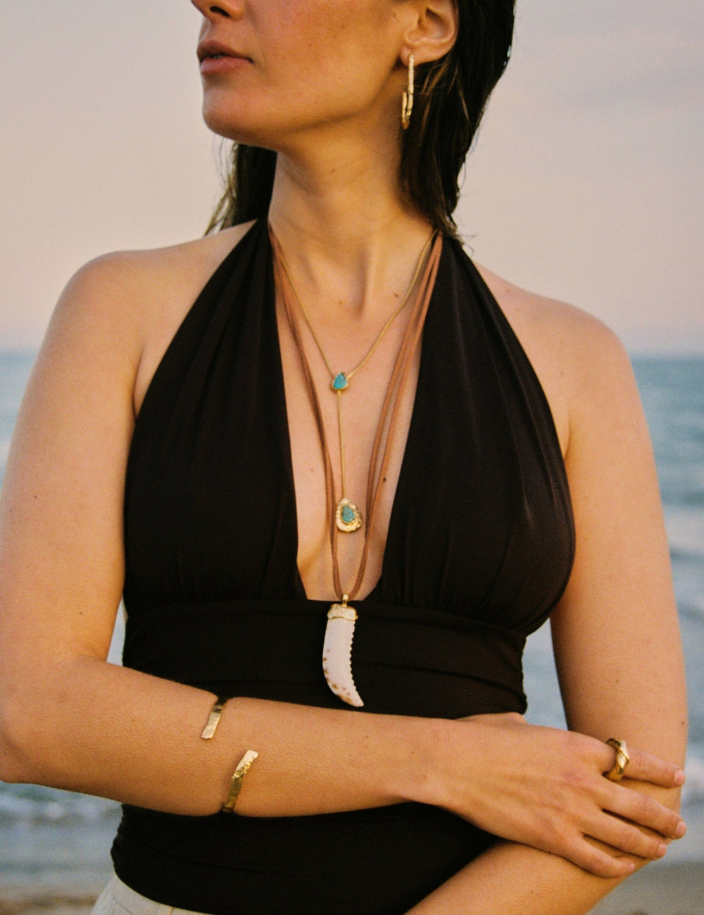 Handmade gold-plated bracelet