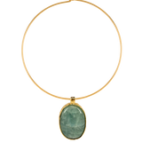 CHOKER AGUAMARINA 01
