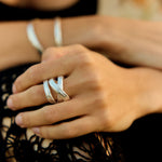 Handmade silver ring