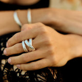 Handmade silver ring