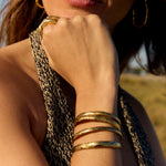 Handmade gold-plated bracelet