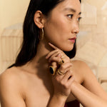 Handcrafted jewelry in Barcelona. Georgia earrings.
