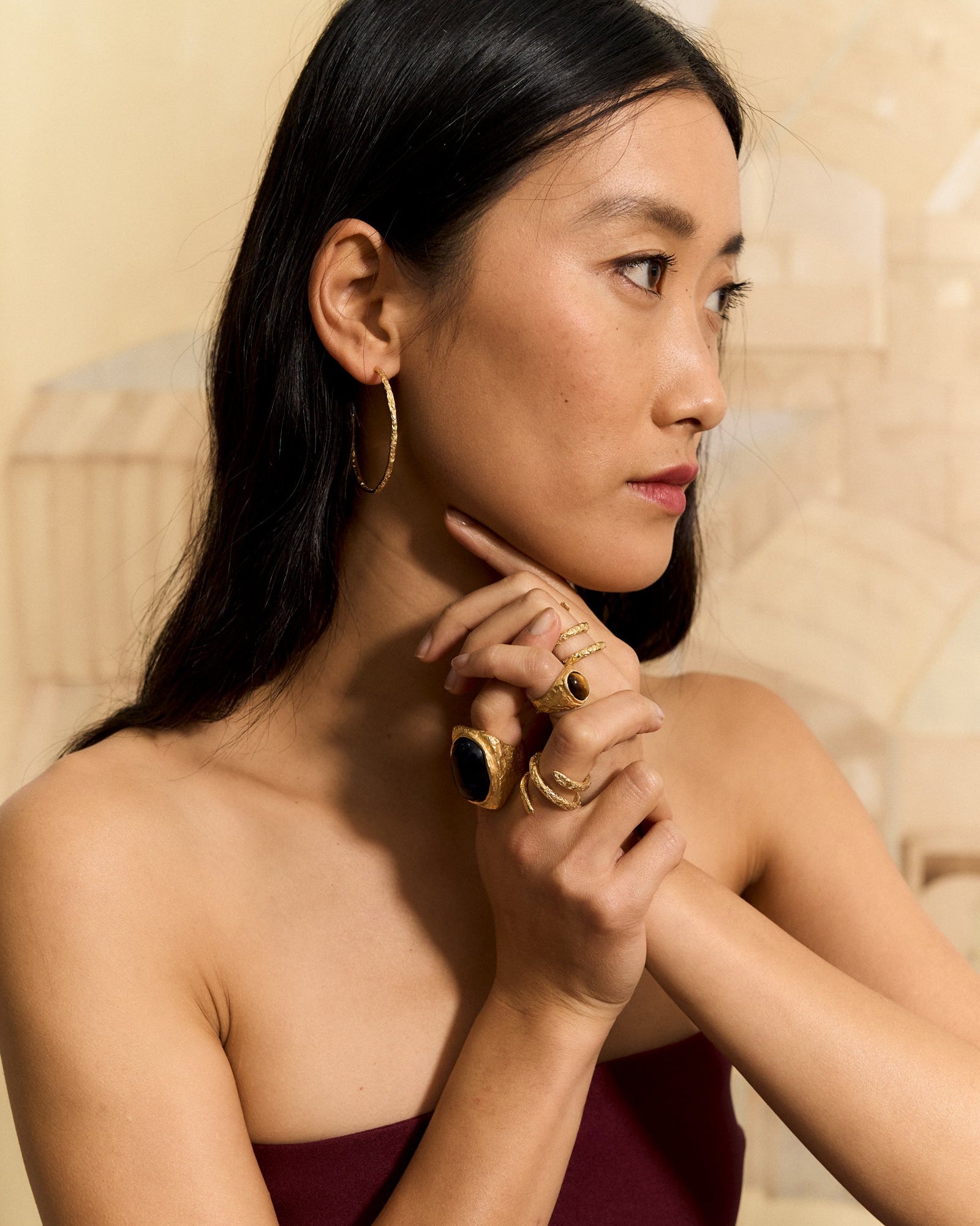 Handcrafted jewelry in Barcelona. Georgia earrings.
