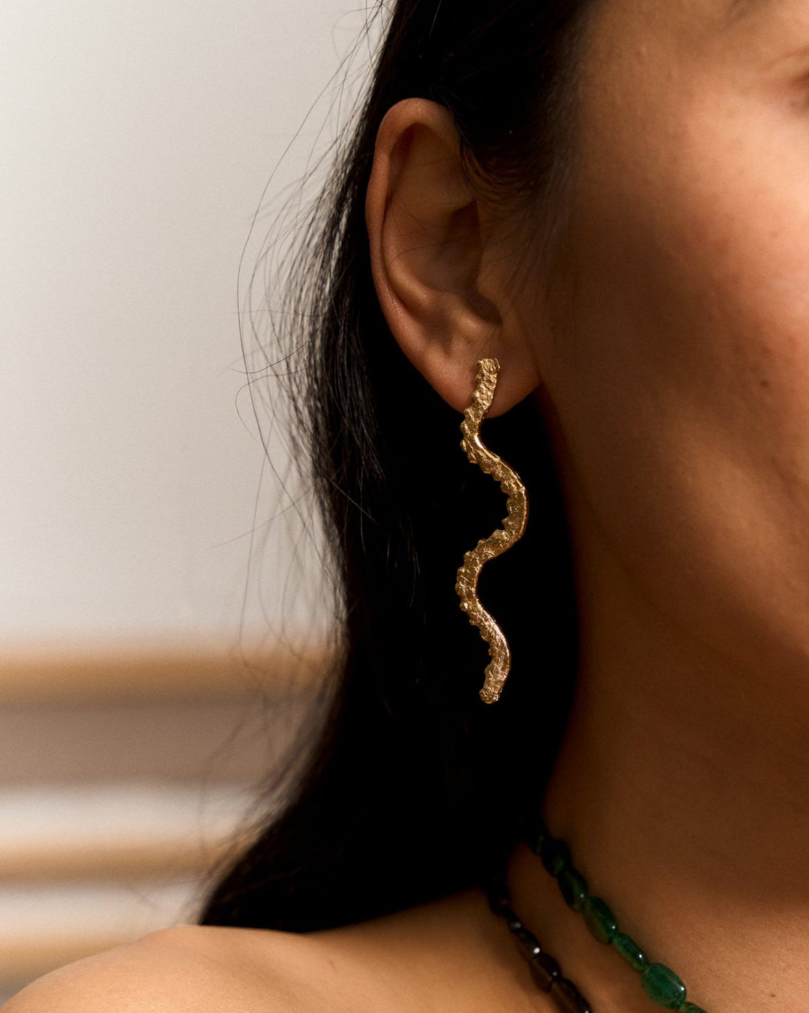 Berthe earrings. Handcrfated jewelry.
