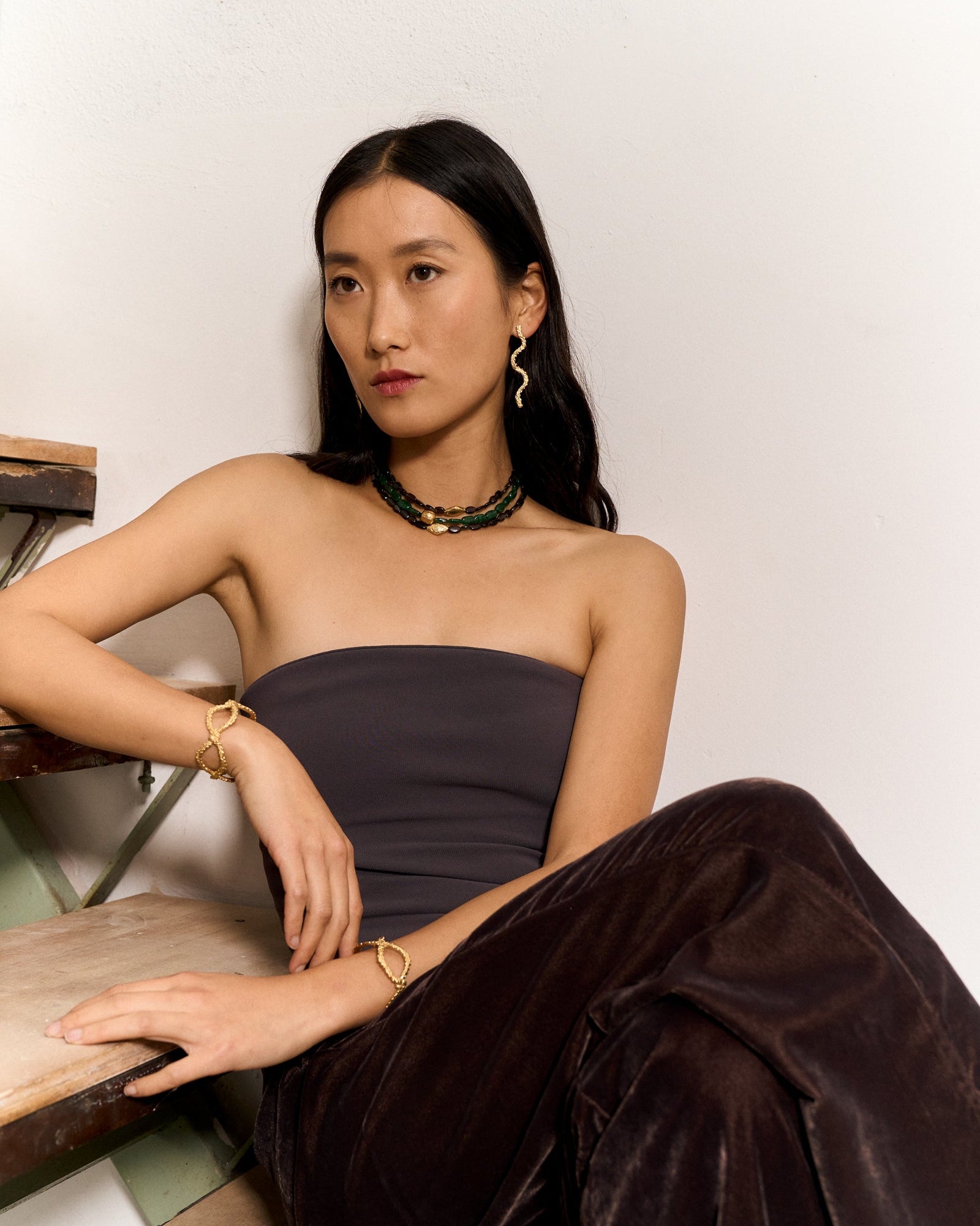 Berthe earrings. Handcrfated jewelry.